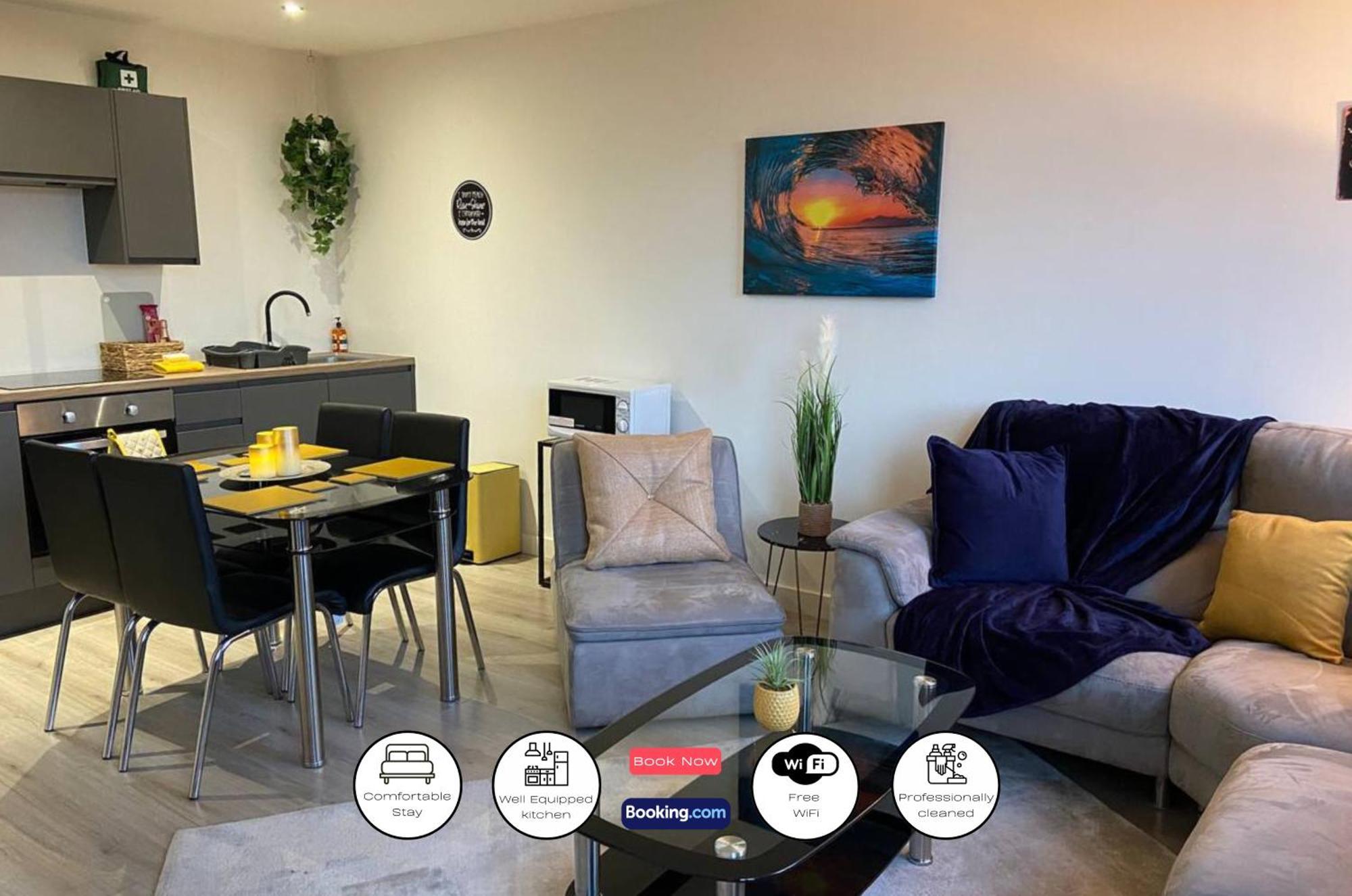 Centrally Located Cosy 2 Bed Duplex City Apartment By Green Haven Escapes In Bradford מראה חיצוני תמונה